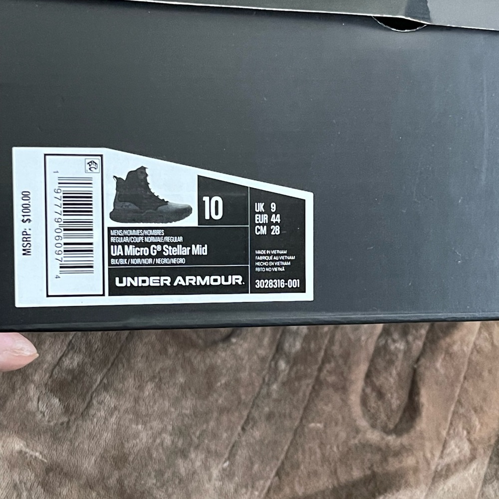 Under Armour Black Tactical Boots